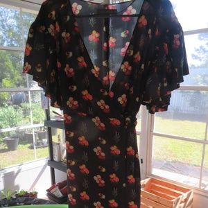 Carolina K Mariane Silk Wrap Dress-Size S